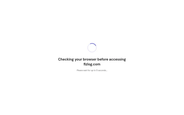 Screenshot of the Fizlog homepage